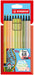 Premium Fibre-Tip Pen - STABILO Pen 68 - Pack of 10 - Assorted Colours