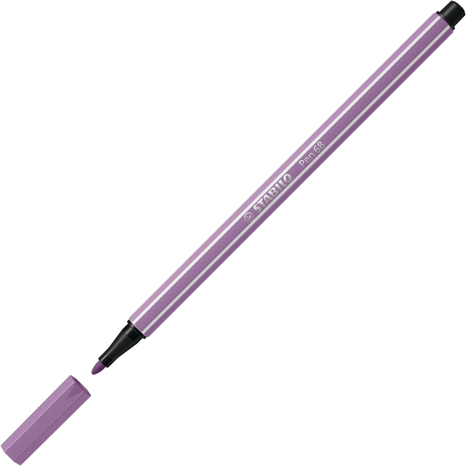 Premium Fibre-Tip Pen - STABILO Pen 68 - Pack of 18 - Assorted Colours