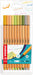 Fineliner - STABILO point 88 - Wallet of 10 - Assorted colours Pack of 10 Trendy Colours