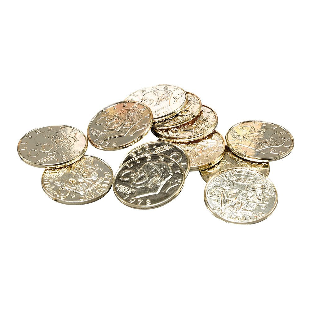 Bristol Novelty BA1003 Pirate Gold Coins, Unisex-Adult, One Size