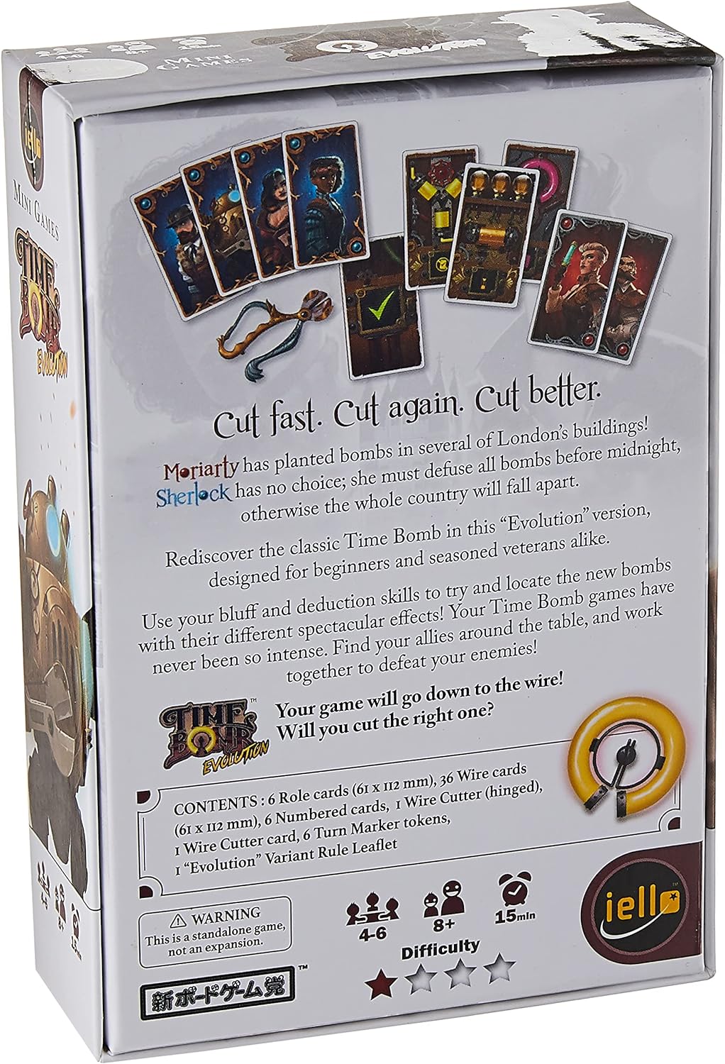 IELLO | Time Bomb Evolution | Card Game | Ages 10+ | 4-6 Players | 15 Minutes Playing Time