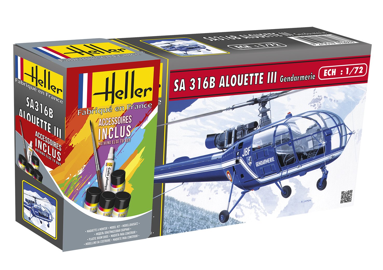 Heller HEL56286 Model Kit, Various