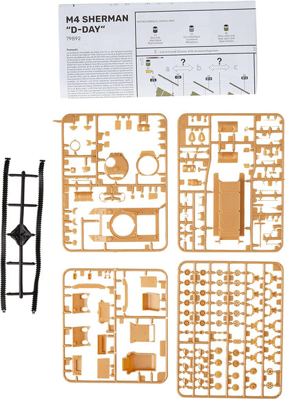 Heller 79892 1:72-M4 Sherman D-Day, 87 mm x 46 mm x 37 mm