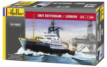 Heller 80620" Smitt Rotterdam/London Plastic Model Kit, 1:200 Scale