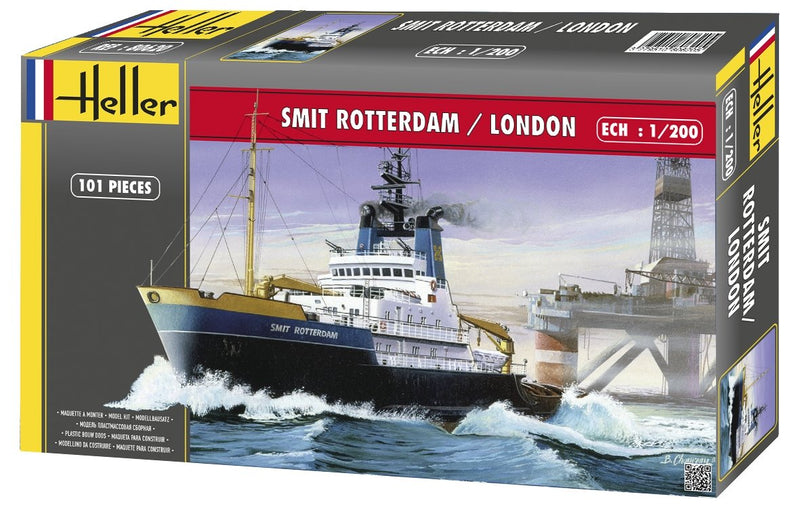 Heller 80620" Smitt Rotterdam/London Plastic Model Kit, 1:200 Scale