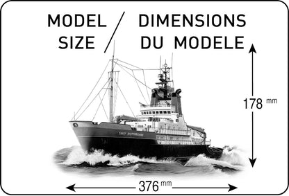 Heller 80620" Smitt Rotterdam/London Plastic Model Kit, 1:200 Scale