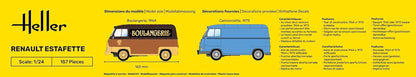 Heller HEL80722 Model Kit, Various