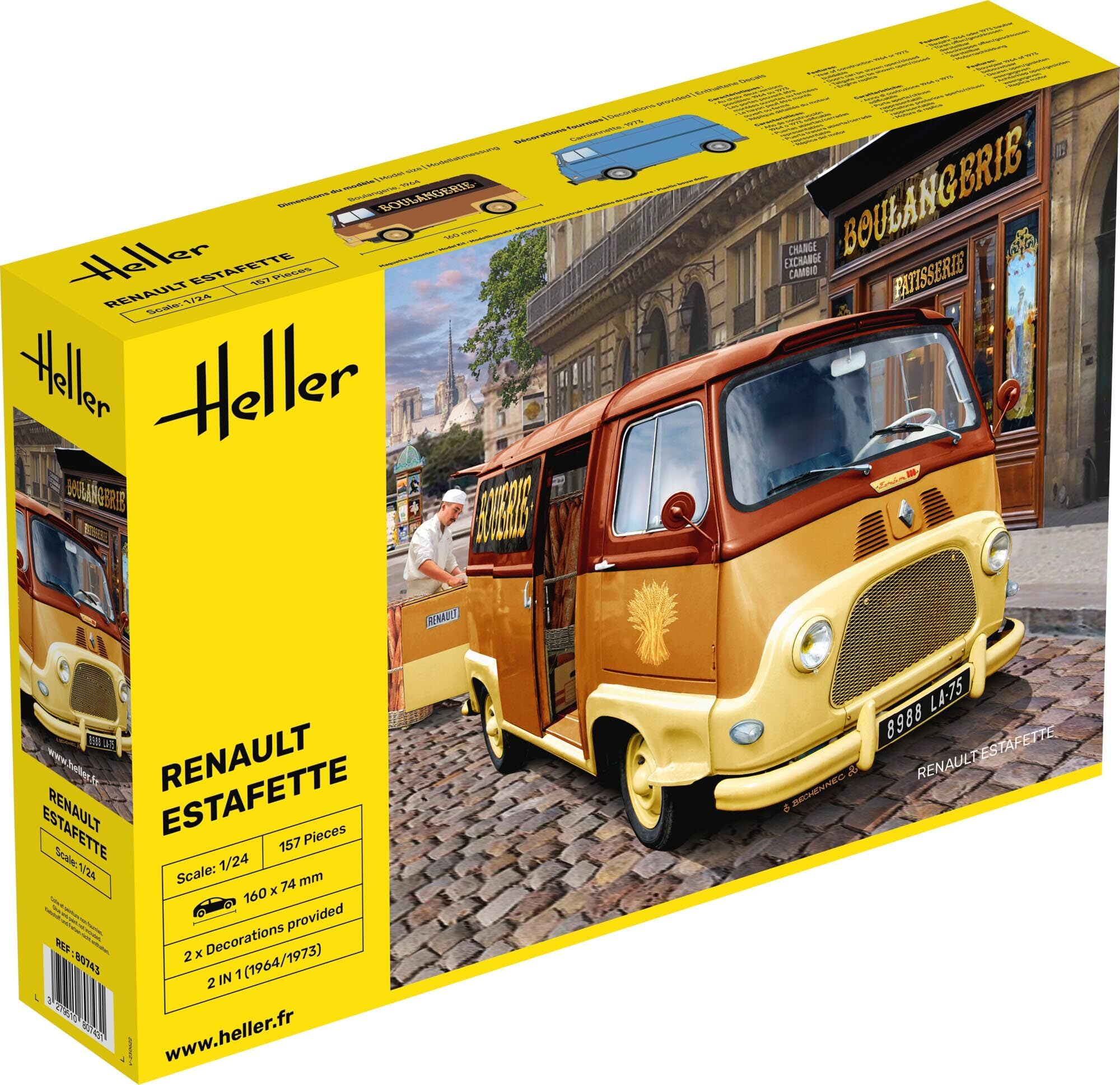 Heller HEL80722 Model Kit, Various