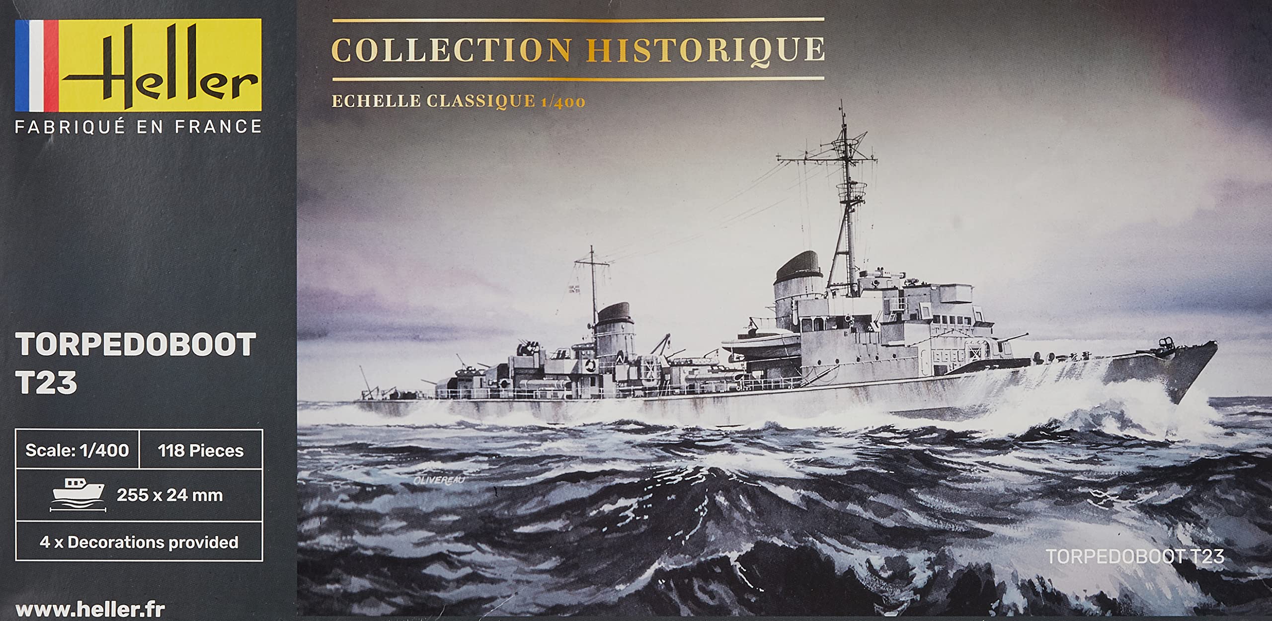 Heller HEL81009 Model Kit, Various