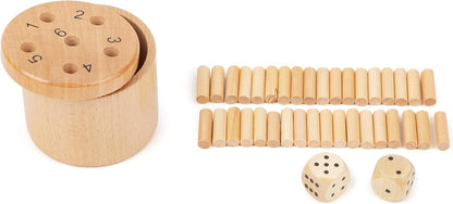 Small Foot 11365 Dice Super Six, a logic 2-6 people, parlour game for The whole family, 39 pieces Toys, Multicolored