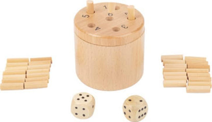 Small Foot 11365 Dice Super Six, a logic 2-6 people, parlour game for The whole family, 39 pieces Toys, Multicolored