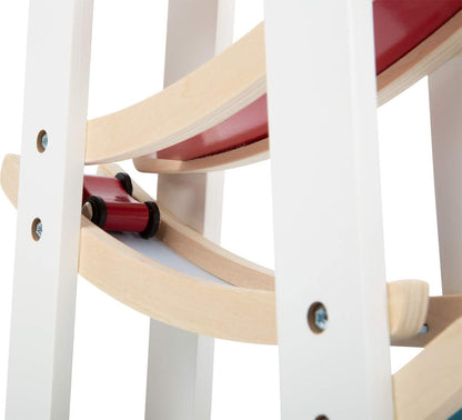 Small Foot 11873 Classic Racetrack, Made of Natural Wood, with Brightly Coloured Tracks, for Ages 18+ Months Toys