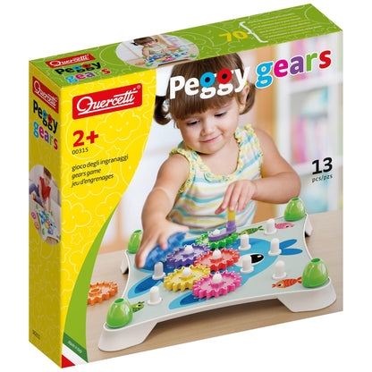 Quercetti - 0315 Peggy Gears - Juego de Engranajes
