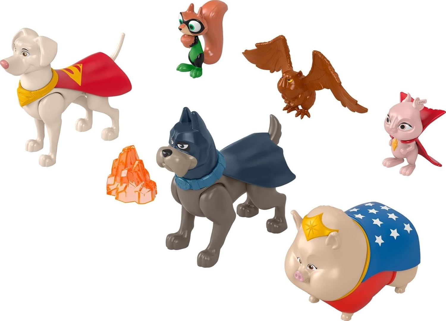 Fisher-Price DC Comics DC Liga de Super Mascotas Multi Super Pack Figuras de Juguete (Mattel HGL00