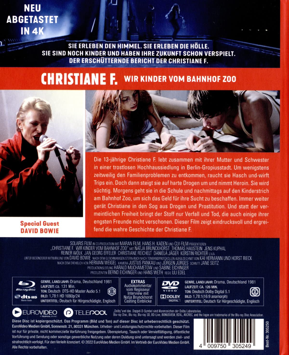 Christiane F. - Wir Kinder vom Bahnhof Zoo - Mediabook (+ DVD)