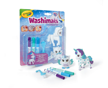 CRAYOLA 74-7473 Washimals Peculiar Pets Unicorn and Owl Refill Set, for Children from 3 Years, Assorted Colours, 1 Unit, Pack of 1