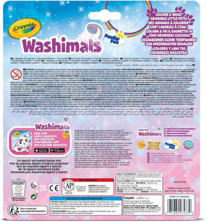 CRAYOLA 74-7473 Washimals Peculiar Pets Unicorn and Owl Refill Set, for Children from 3 Years, Assorted Colours, 1 Unit, Pack of 1