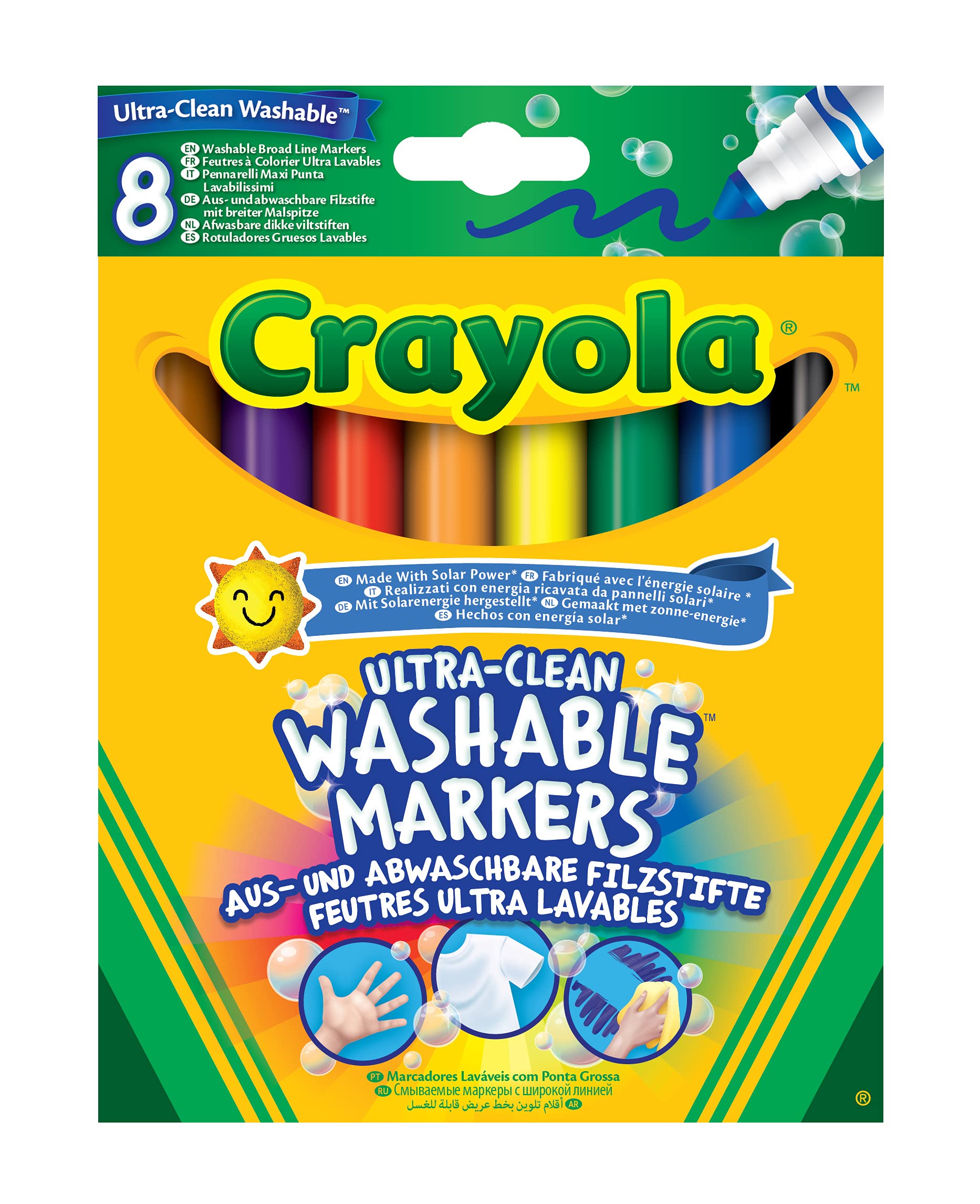 CRAYOLA 58-8328-E-000 Ultra-Clean Washable Markers