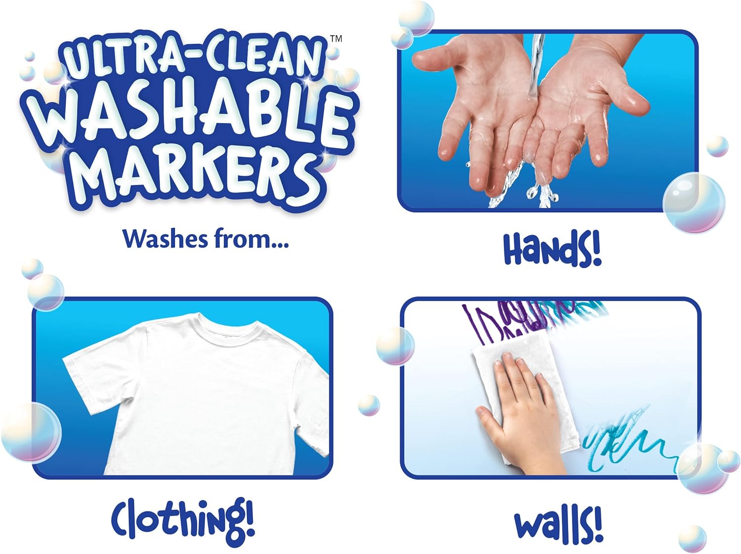 CRAYOLA 58-8328-E-000 Ultra-Clean Washable Markers
