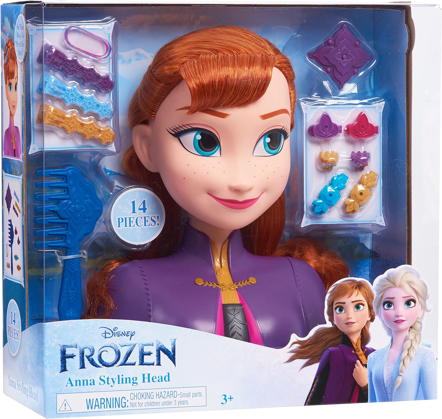 Disney Frozen 2 Basic Anna Styling Head (77-32810
