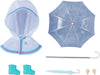 Original Character Good Smile Company Parts for Nendoroid Doll Figures Outfit Set Rain Poncho - WHI