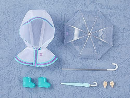 Original Character Good Smile Company Parts for Nendoroid Doll Figures Outfit Set Rain Poncho - WHI