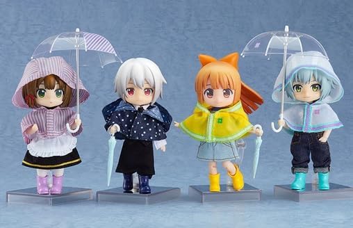 Good Smile Nendoroid Doll: Outfit Set (Rain Poncho - Yellow) Figure Accessory, Multicolor (G12541