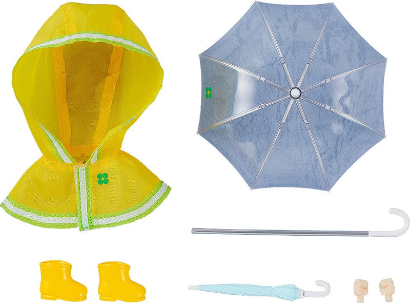 Good Smile Company - Conjunto de Ropa de muñeca Nendoroid Poncho de Lluvia versión Amarilla