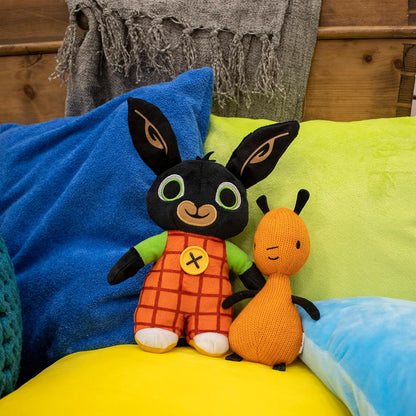 Golden Bear Bing & Flop Super Soft Plush Toy Set Mascots Rabbit Cuddly Kids Gift 2 PCS