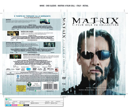Matrix 4 Film Deja-Vu Collection (4 Dvd) - (Italian Import)