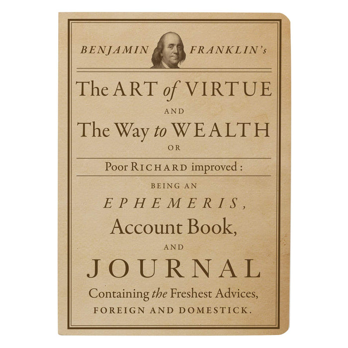 Benjamin Franklin's Account Book Journal - Passport Sized Mini Notebook