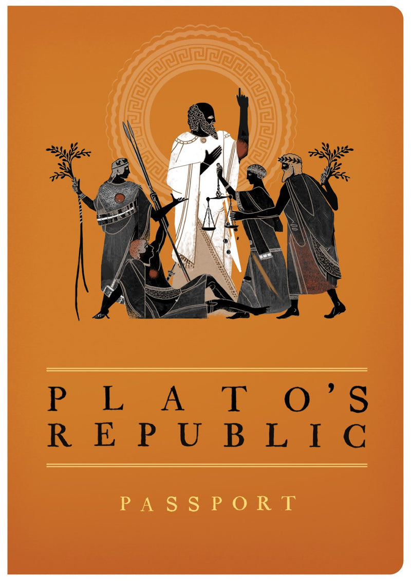 Plato's Republic Passport - Ancient Greek Pocket Notebook