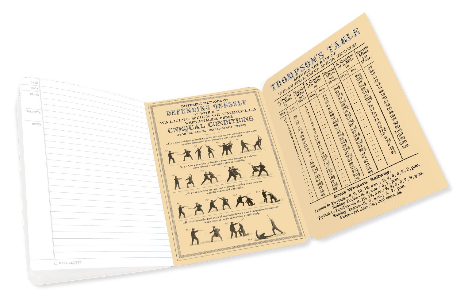 Sherlock Holmes Notebook - 7" x 4.75"