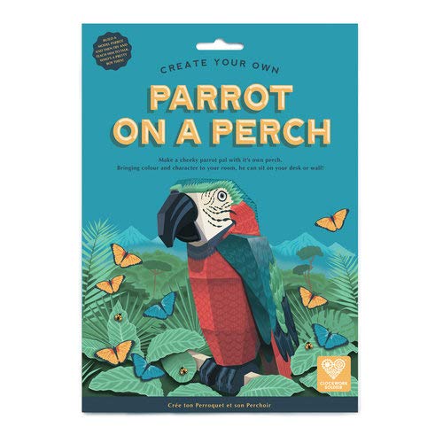 Clockwork Soldier Parrot On A Perch