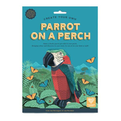 Clockwork Soldier Parrot On A Perch