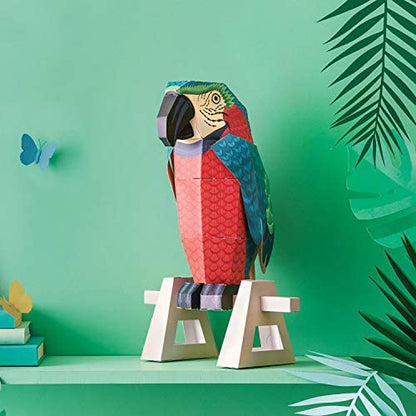 Clockwork Soldier Parrot On A Perch