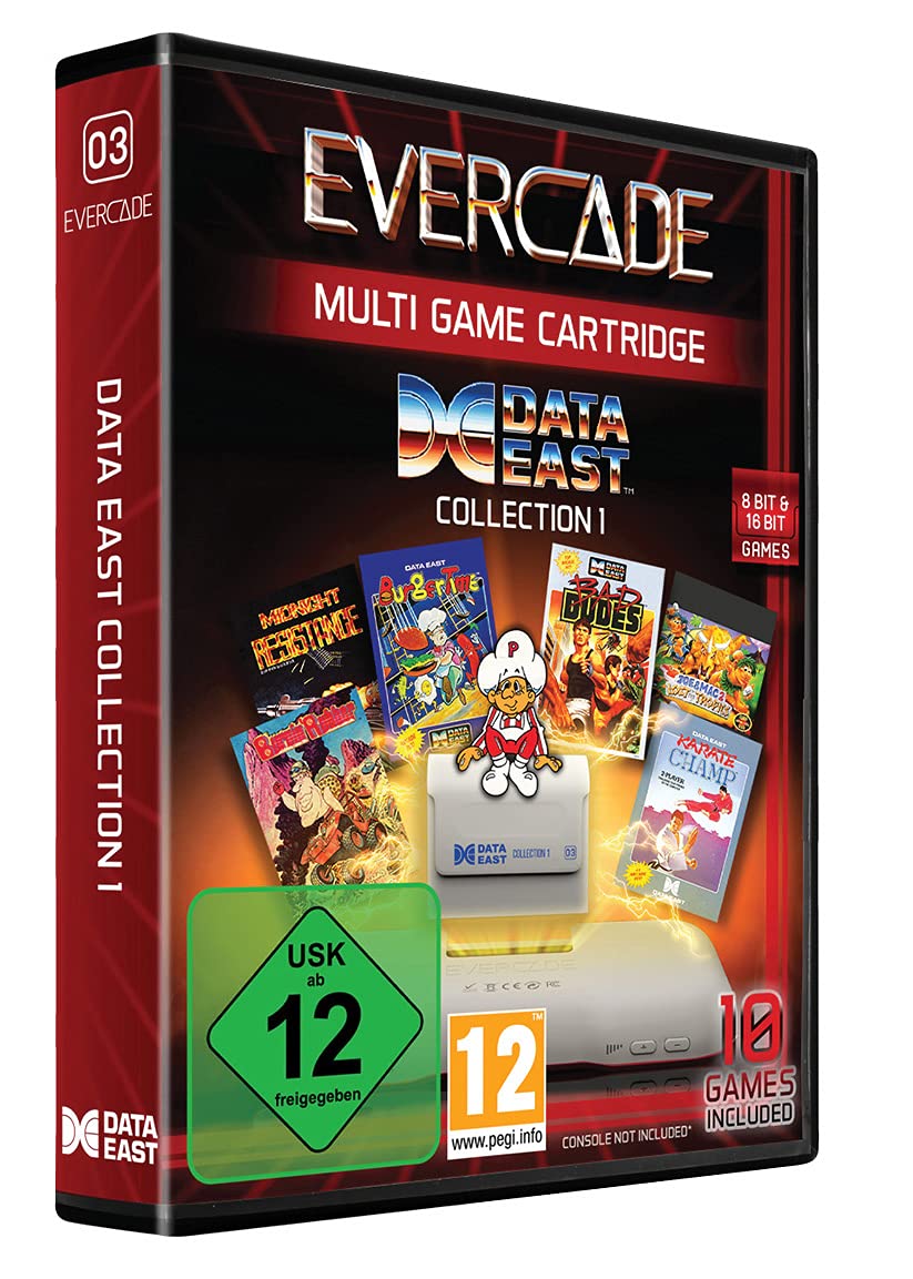 Blaze Evercade Data East Cartridge 1