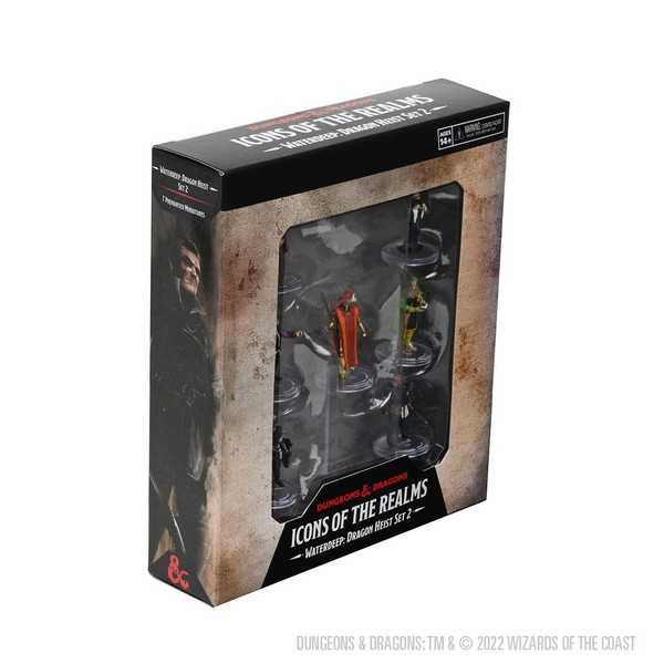 RUBIE'S 30912596115 D&D: Icons of The Realms Waterdeep Dragonheist Box, Solide, Mehrfarbig/Meereswellen (Ocean Tides)