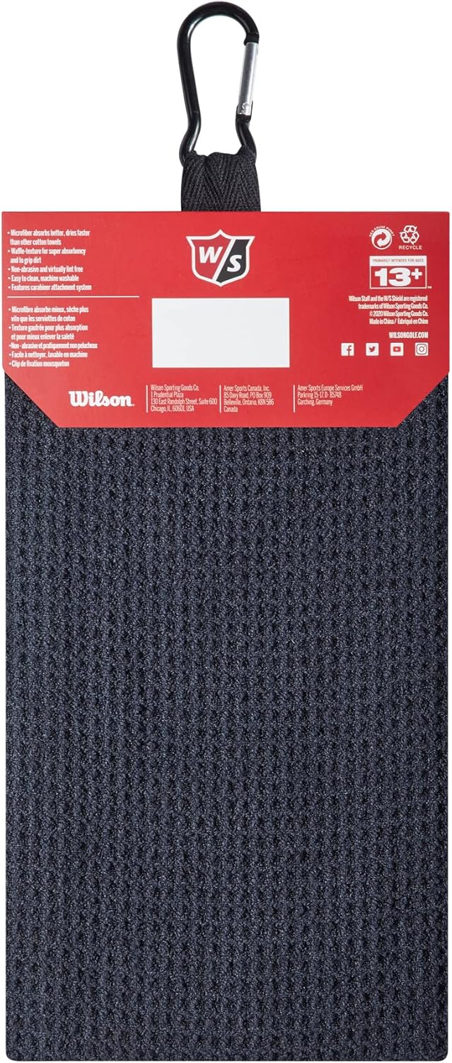 Wilson - Tri-Fold Towel E - Black