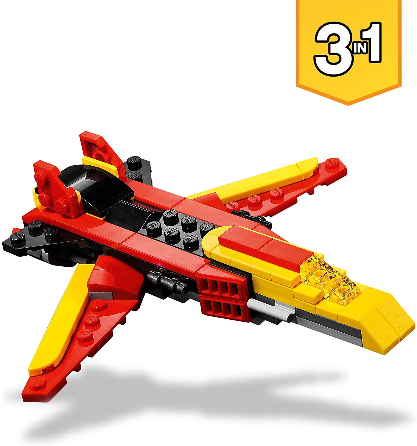 Title: LEGO 31124 Creator 3in1 Super Robot Toy to Dragon Figure to Jet Plane, Creative Construction Bricks Set for Kids 6 Plus Years Old Single