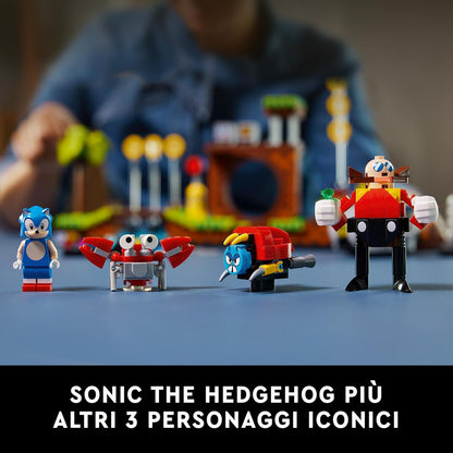 LEGO Ideas Sonic the Hedgehog – Green Hill Zone 21331 Building Kit; Nostalgia Gift for Yourself, Any Millennial Sonic the Hedgehog Fan or Lover of 1990s Computer Game Memorabilia (1,125 Pieces
