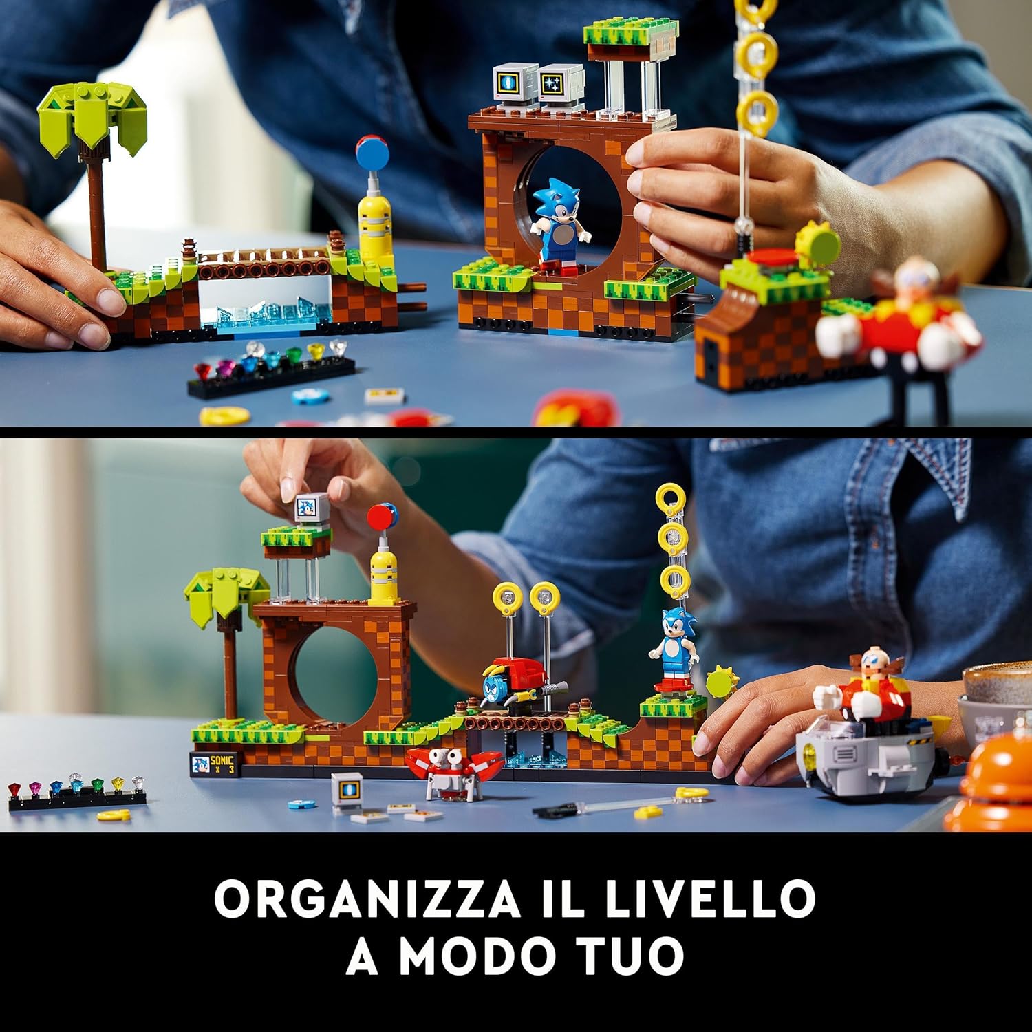 LEGO Ideas Sonic the Hedgehog – Green Hill Zone 21331 Building Kit; Nostalgia Gift for Yourself, Any Millennial Sonic the Hedgehog Fan or Lover of 1990s Computer Game Memorabilia (1,125 Pieces