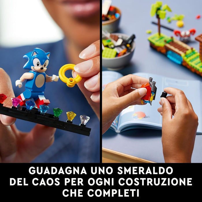 LEGO Ideas Sonic the Hedgehog – Green Hill Zone 21331 Building Kit; Nostalgia Gift for Yourself, Any Millennial Sonic the Hedgehog Fan or Lover of 1990s Computer Game Memorabilia (1,125 Pieces