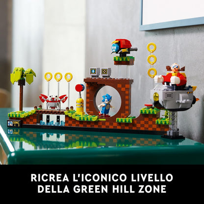 LEGO Ideas Sonic the Hedgehog – Green Hill Zone 21331 Building Kit; Nostalgia Gift for Yourself, Any Millennial Sonic the Hedgehog Fan or Lover of 1990s Computer Game Memorabilia (1,125 Pieces