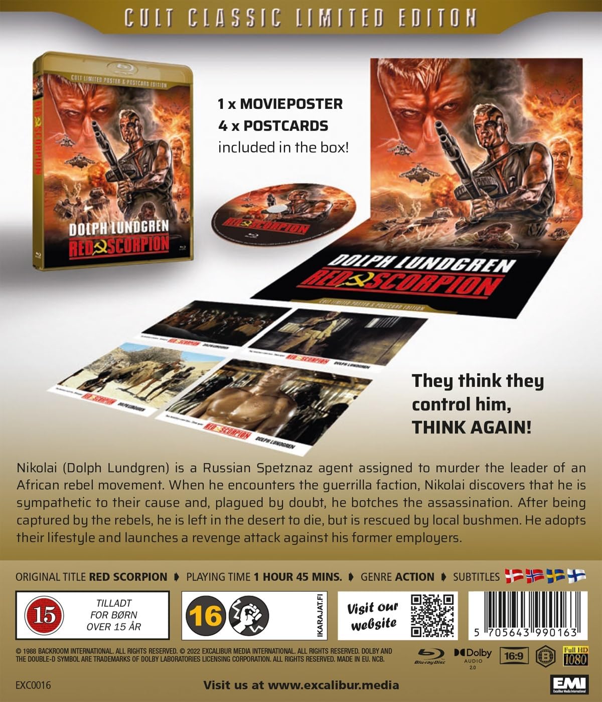 Red Scorpion Limited Edition Blu-Ray