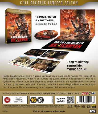 Red Scorpion Limited Edition Blu-Ray