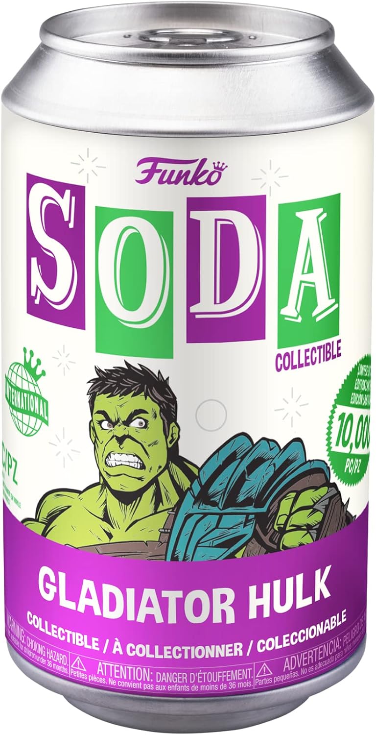 Funko Vinyl SODA: Ragnarok - Hulk - Metallic Chase - (Styles May Vary) - Thor: Ragnarok - Collectable Vinyl Figure - Gift Idea - Official Merchandise - Toys for Kids & Adults - Movies Fans