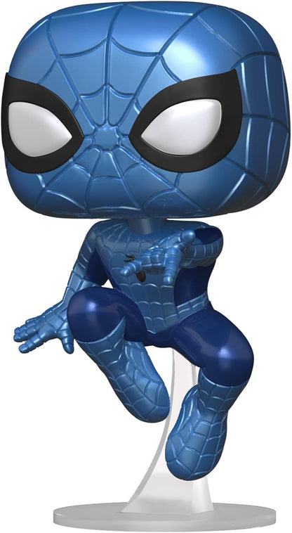 Funko POP! Marvel: Make a Wish 2022 - Spider-Man - (Metallic) - Marvel Comics - Collectable Vinyl Figure - Gift Idea - Official Merchandise - Toys for Kids & Adults - Comic Books Fans