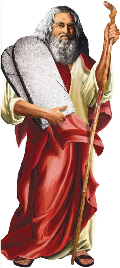 The Unemployed Philosophers Guild Moses Quotable Notable – Greeting Card with Sticker Quotes