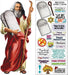 The Unemployed Philosophers Guild Moses Quotable Notable – Greeting Card with Sticker Quotes